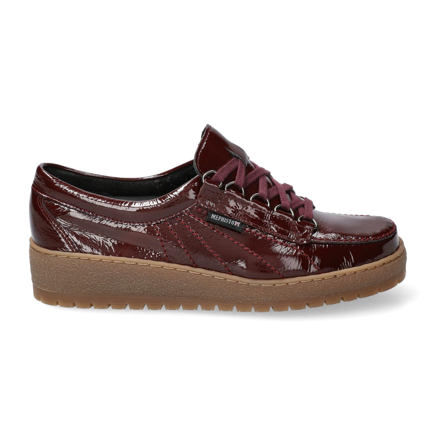 lacets femme modèle Lady bordeaux - Mephisto